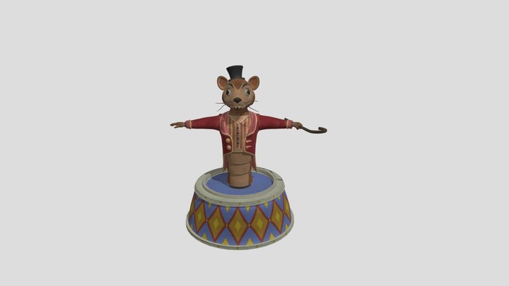 Ringmaster Rat 3D Model