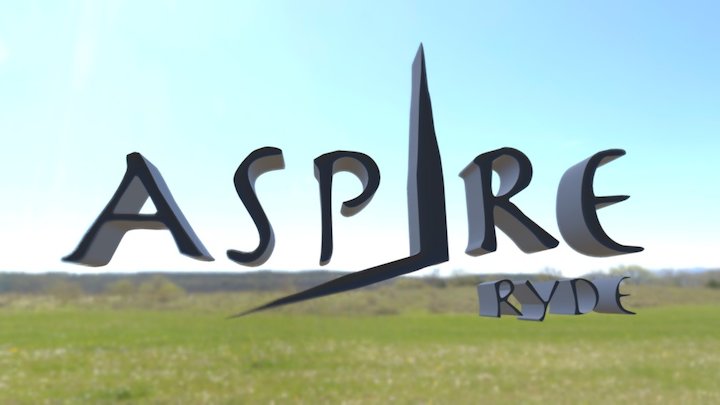 Ryde Aspire 3D Logo 3D Model
