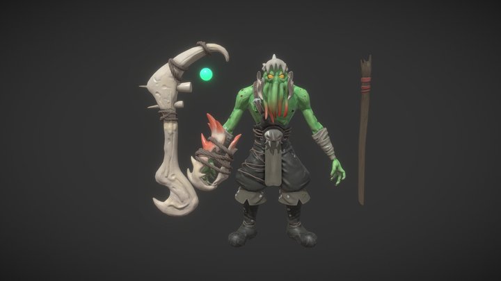 Bone Cultist 3D Model