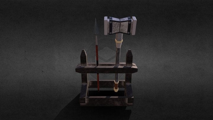 Weapon Rack (2019) 3D Model