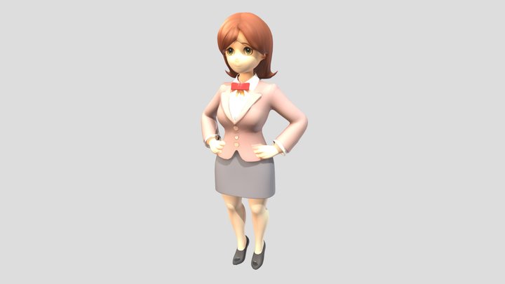 Anime Teacher – Modello 3D gratuito STL