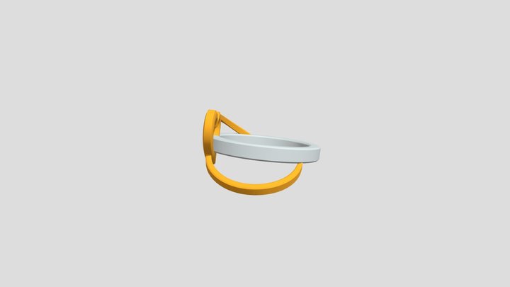 Engagement ring 3D Model