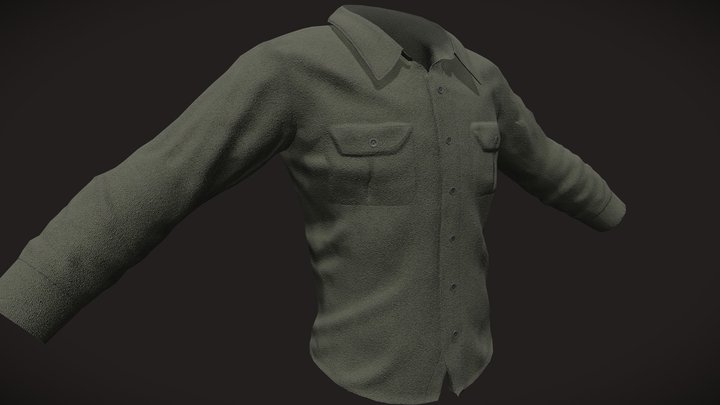 Wrangler Shirt 3D Model