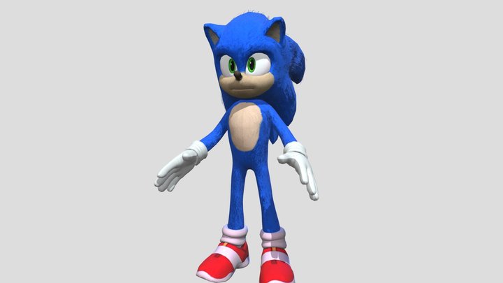 SONIC-3 - Download Free 3D model by SHARK FIN [85e5219] - Sketchfab