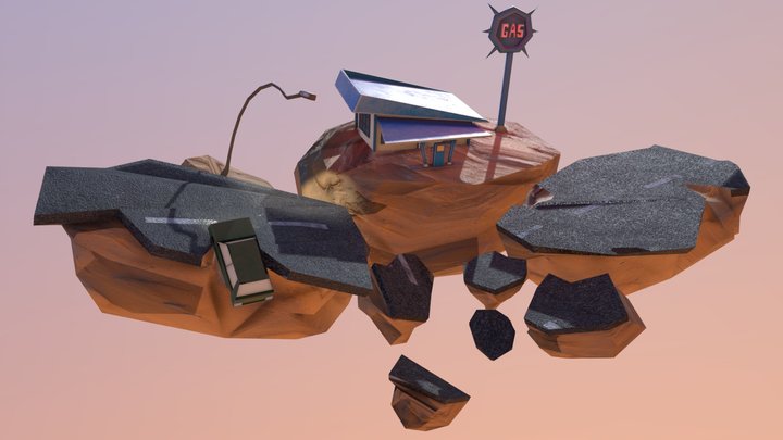 ACR 103 - Gas Station Environment 3D Model