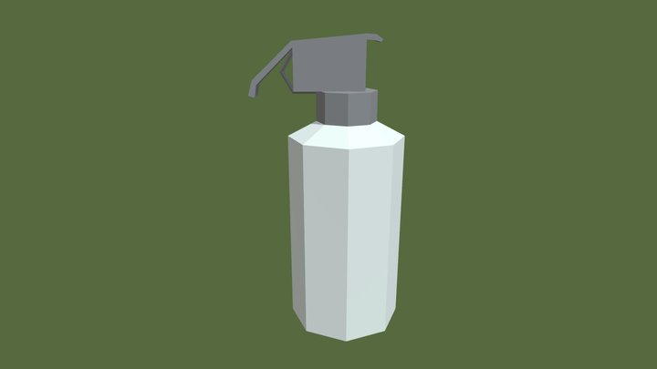 Smoke Grenade(low-poly) 3D Model