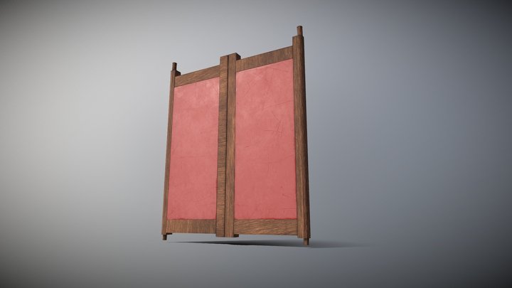 Wood_Door 3D Model