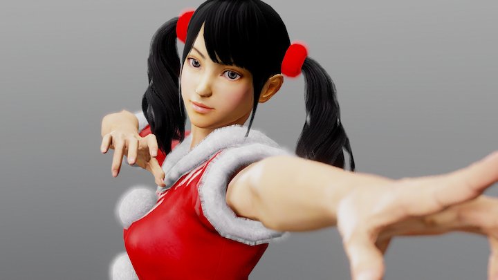 Ling Xiaoyu (Santa Outfit) 3D Model