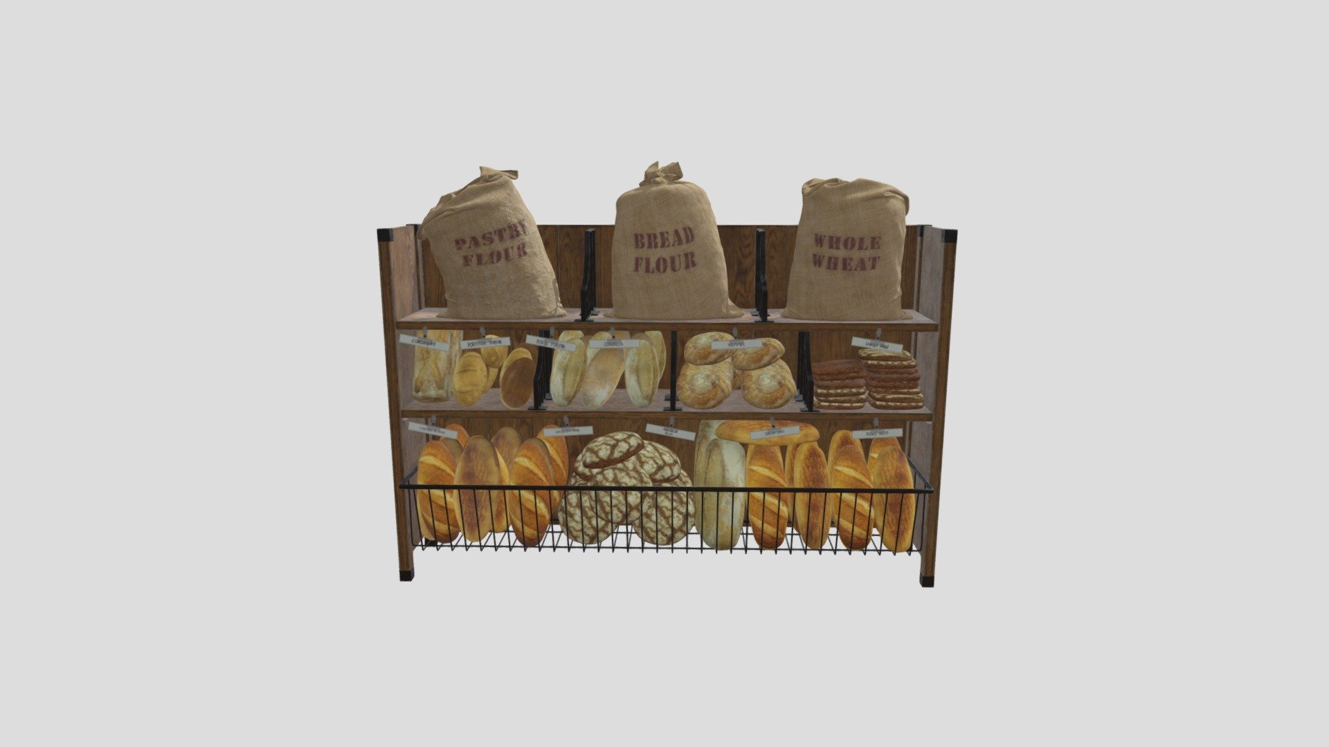 Store fixtures 13 AM216 Archmodel - Buy Royalty Free 3D model by ...