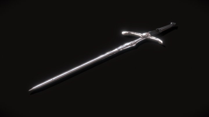 Warrior Sword - Low poly 3D Model 3D Model