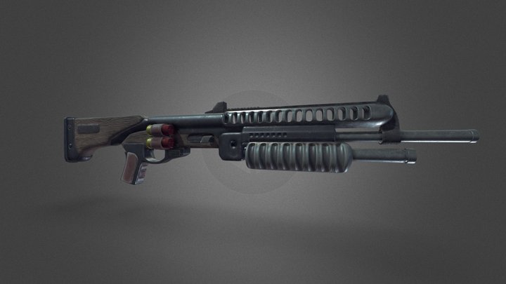 ShotGun 3D Model