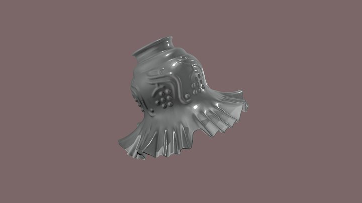 Decorative glass lampshade – Free 3D Model STL