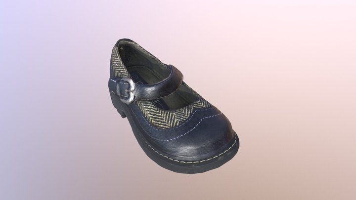 PB129 Shoe Low 3D Model