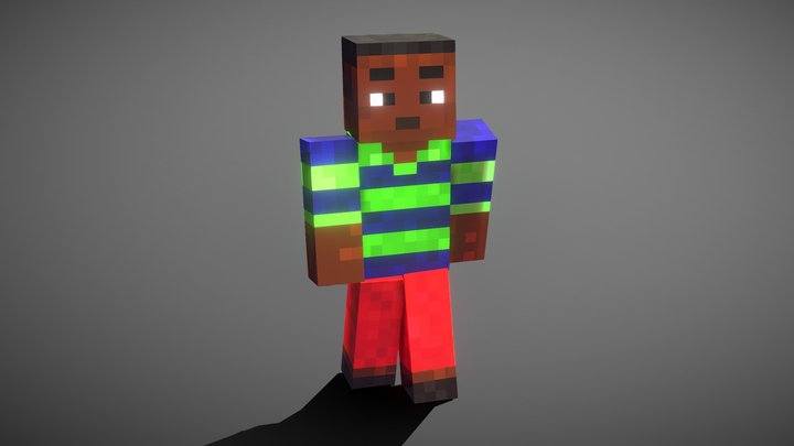 little boy 3D Model