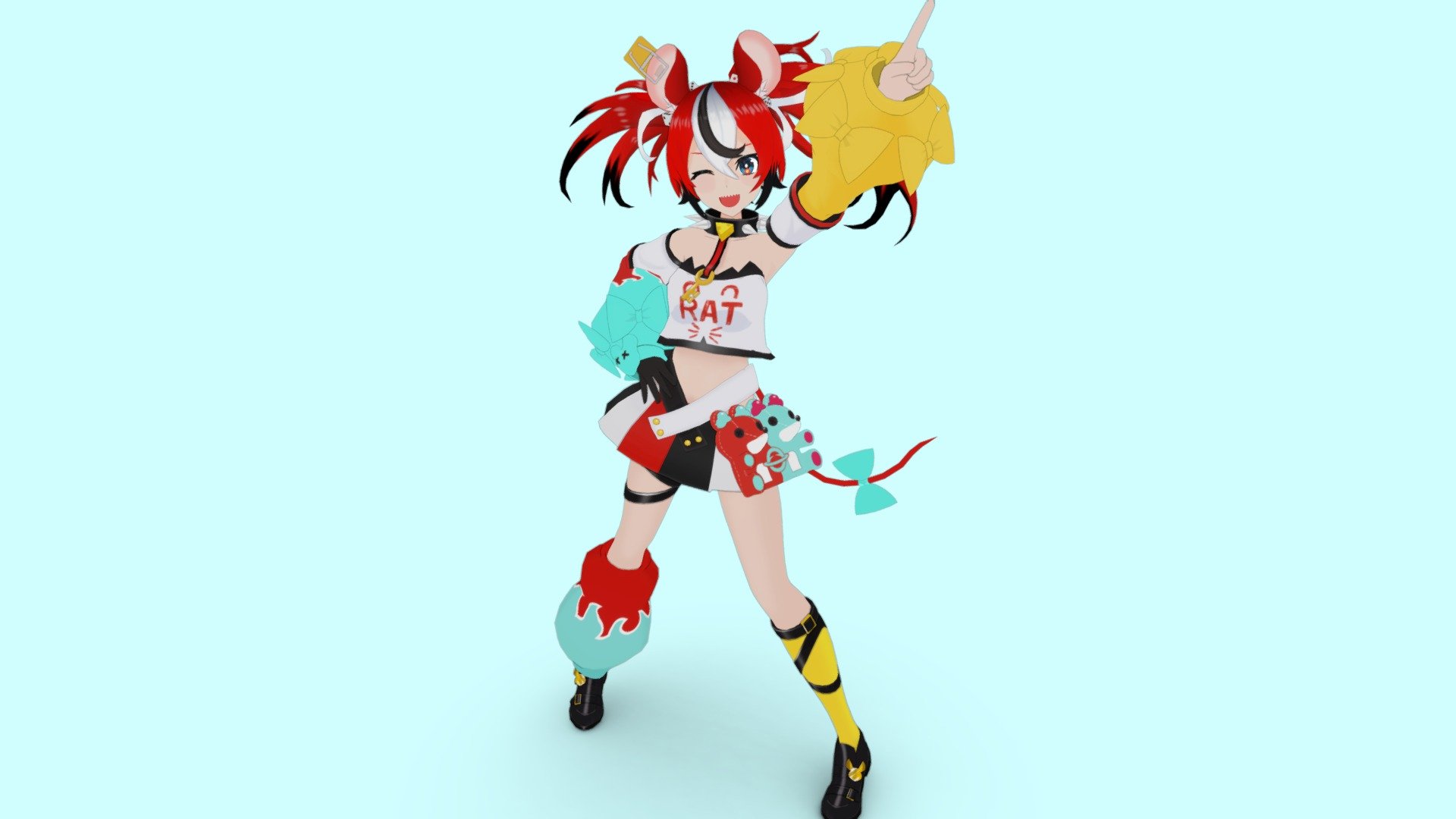 ホロライブ】【Hololive】Hakos Baelz(ハコス・ベールズ) - 3D model