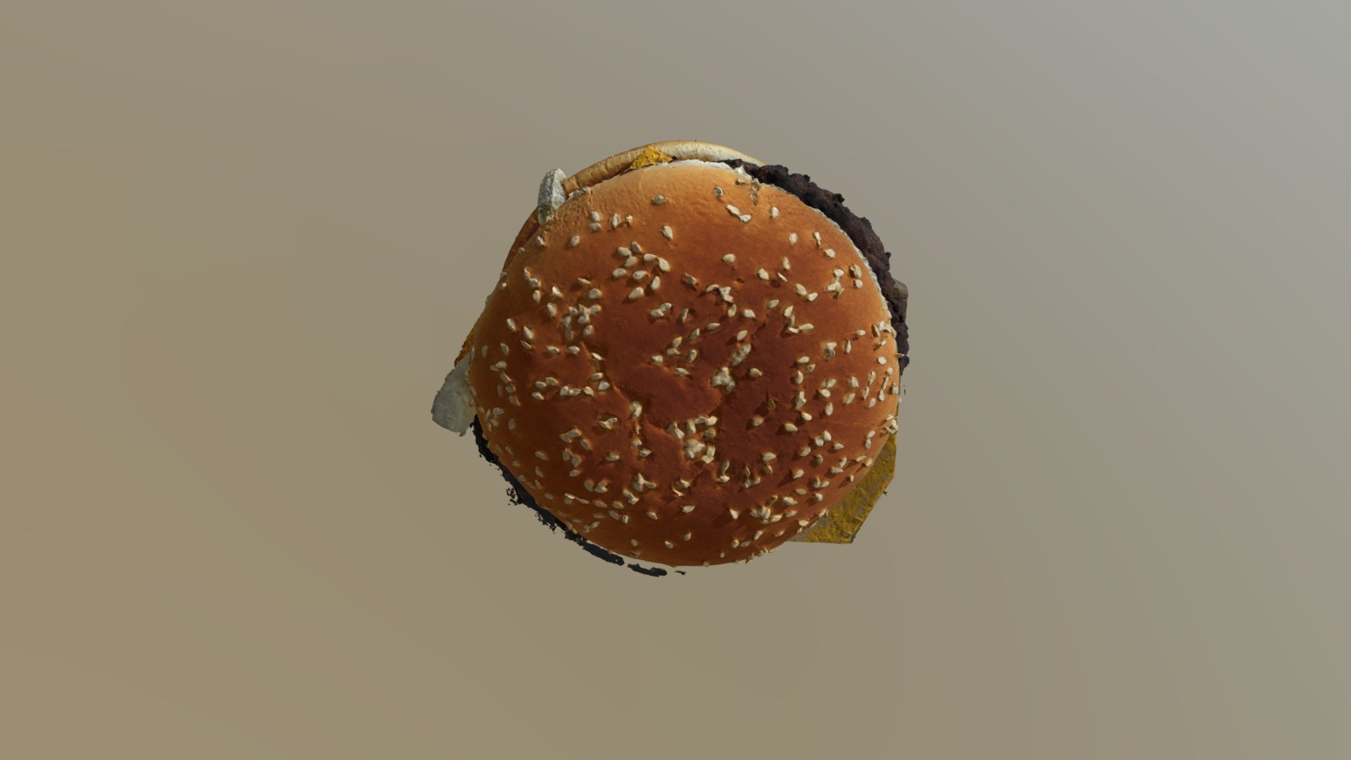 Quarter Pounder With Cheese OBJ File