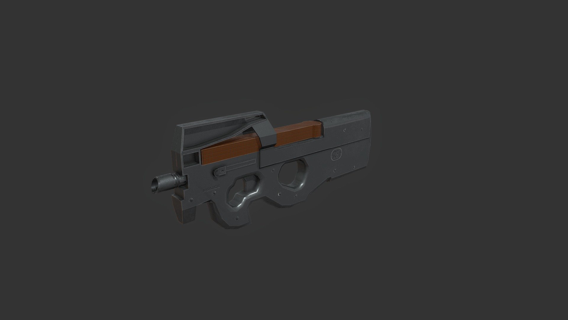 FN P90 - 3D model by cosenkokir [53dd59c] - Sketchfab