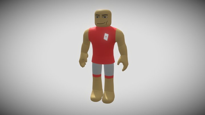 Man Avatar Human Hands Roblox 3D Model