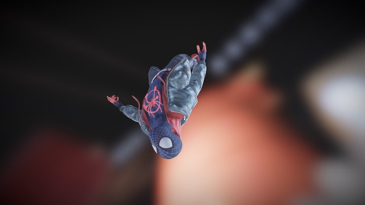 Miles Morales Spider-Man 3D Model