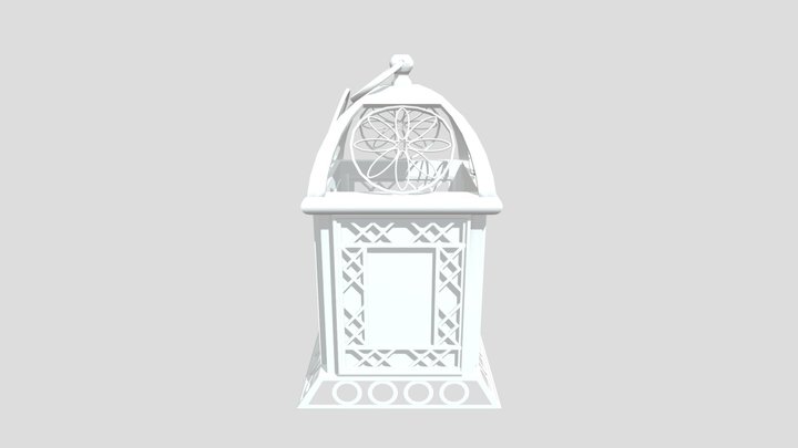 Lantern lamp High-poly 3D Model