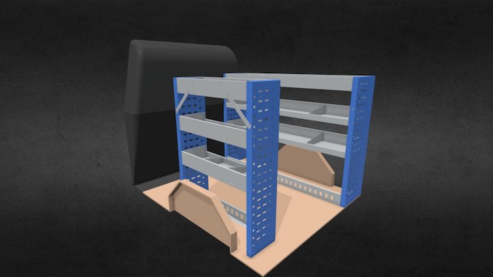 Versarack Van Racking 3D Model