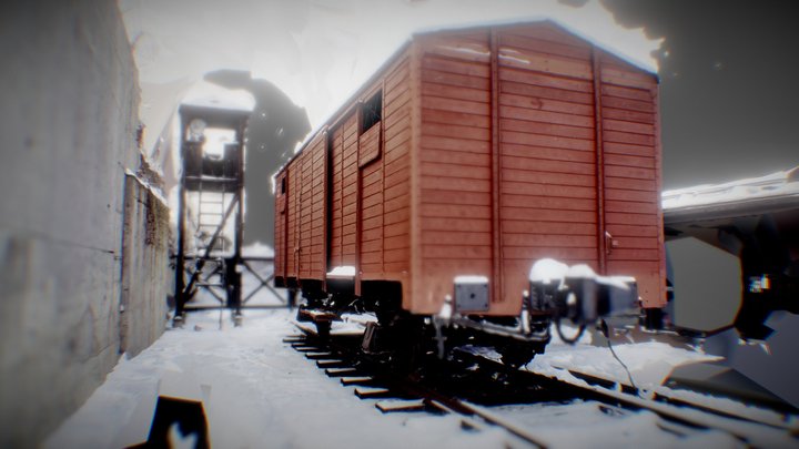 *BAD* Cattle Wagon (1950), Lviv, Ukraine 3D Model