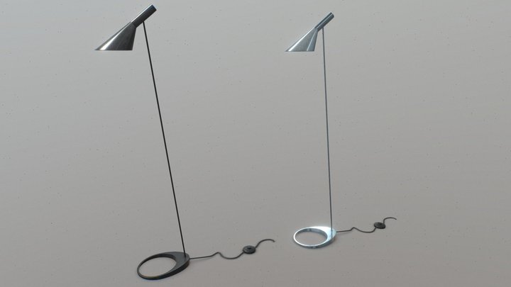 AJ Floor Lamps 3D Model