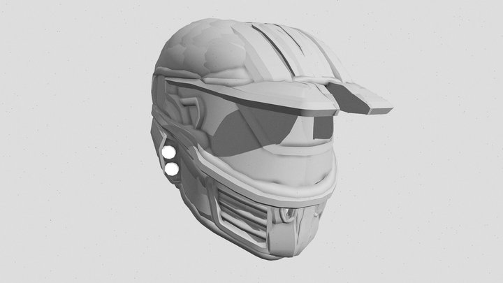 Mark V Helmet (Halo) 3D Model