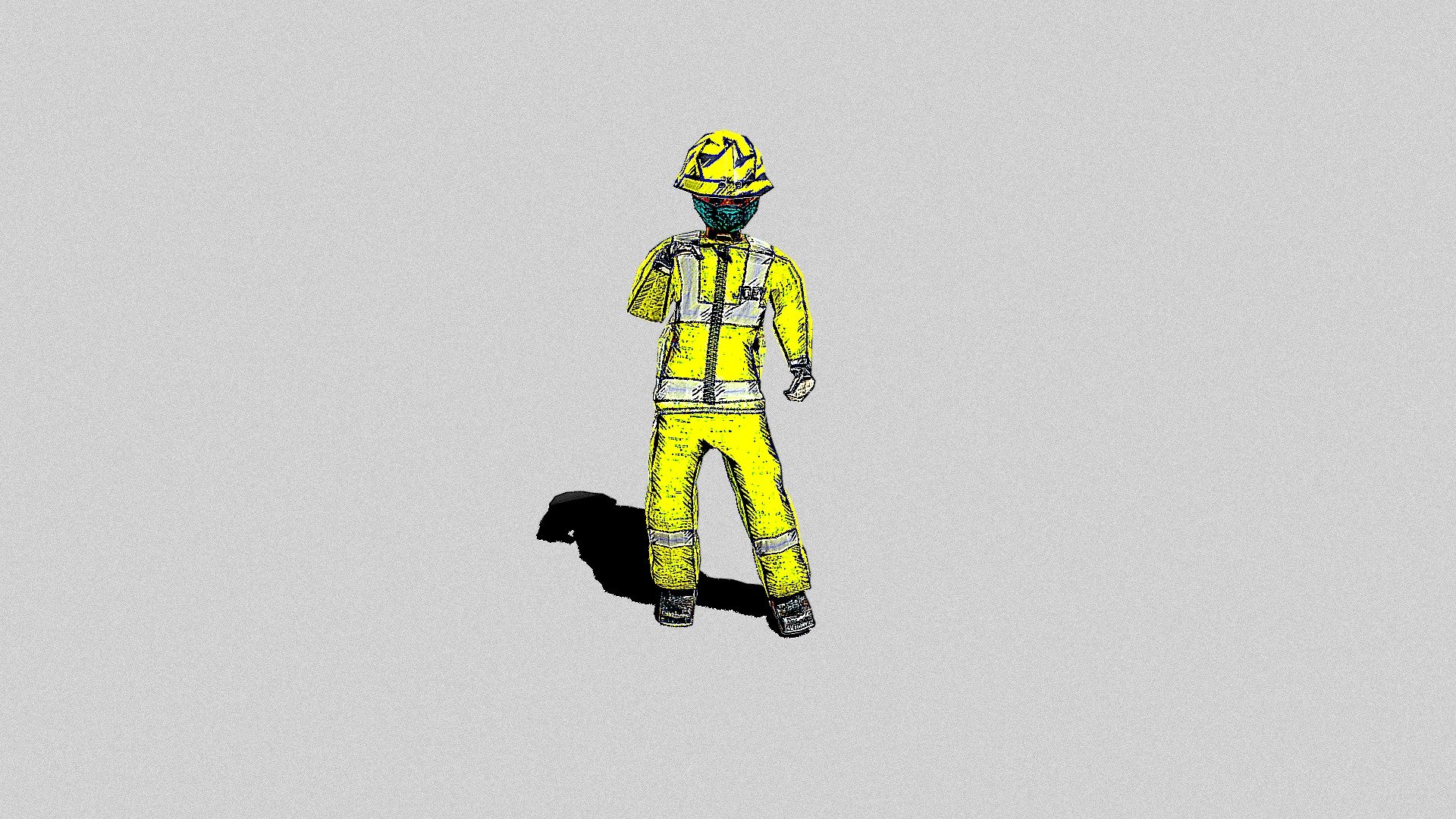 Twerking city worker