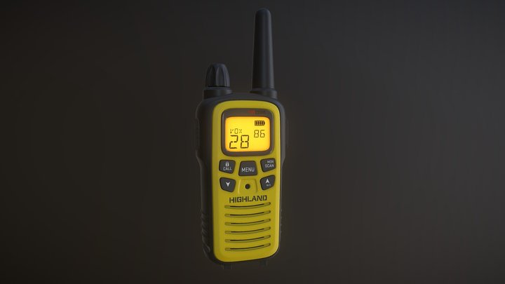 Walkie Talkie 3D Model