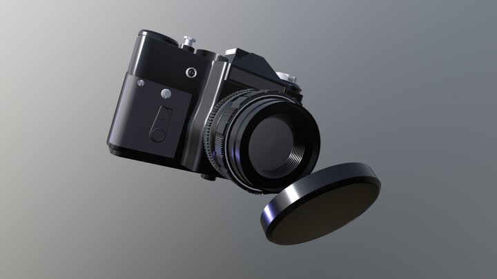 ZENIT 11 photo camera 3D Model