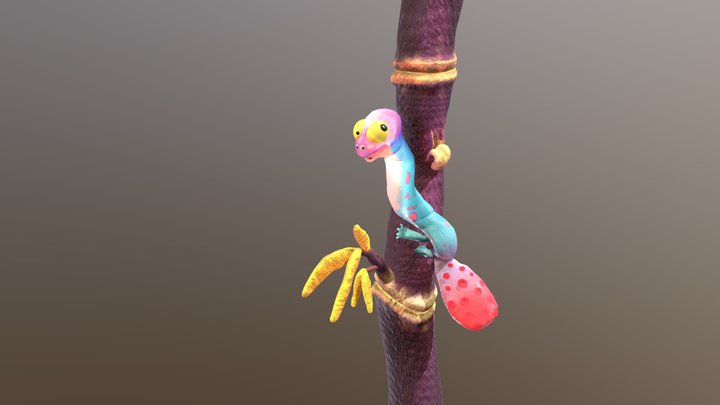 Cute Creature: Salie 3D Model