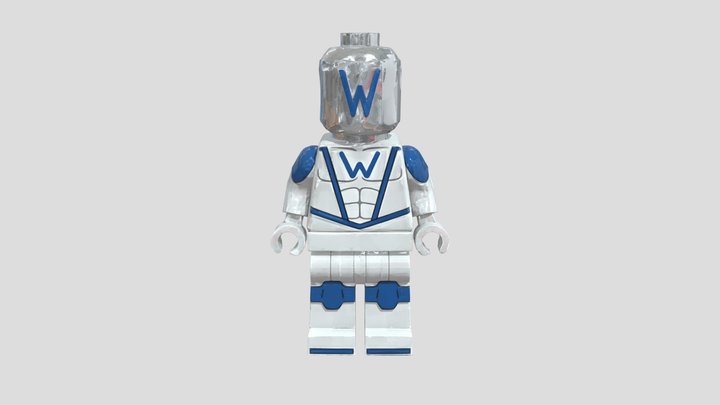 LEGO Superhero W 3D Model