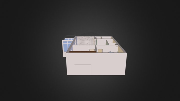 apartment 2 rooms 3D Model
