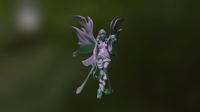 Gothic Fairy 3D Model