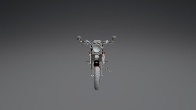 2005 Triumph Bonneville 3D Model