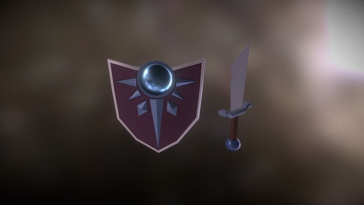 Sword And Shield 3D Model