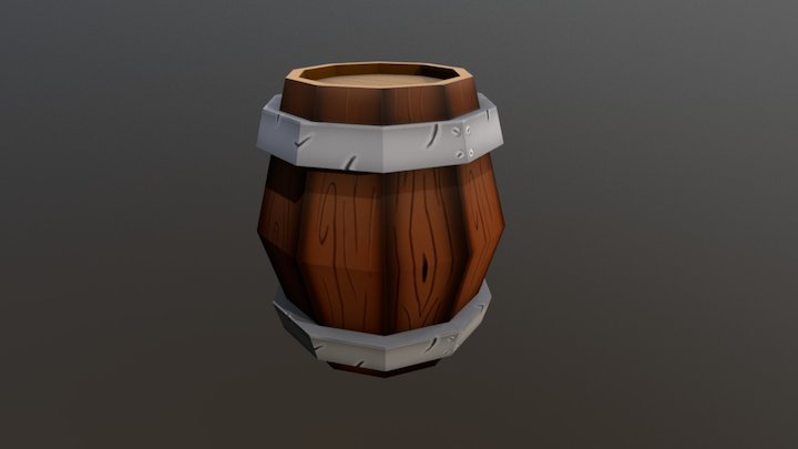 Barrel 3D Model