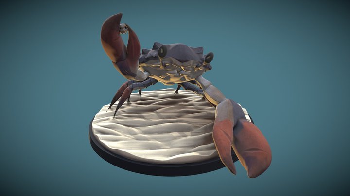 Large Crab Mini 3D Model