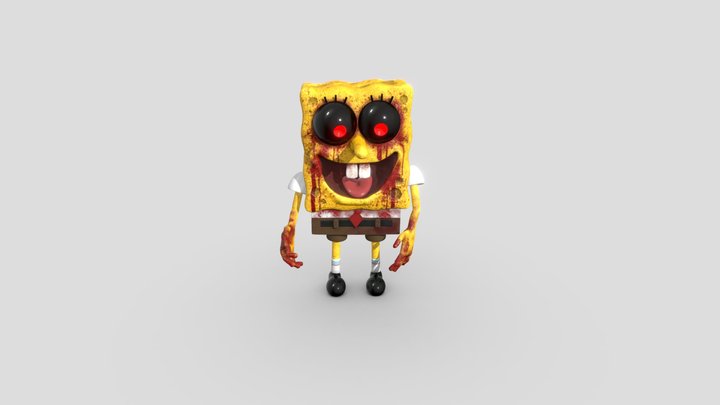 Sponge Bob EXE ( Horror Version ) 3D Model