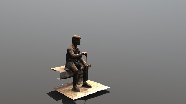 L'avi Virgili a la Rambla Nova de Tarragona 3D Model