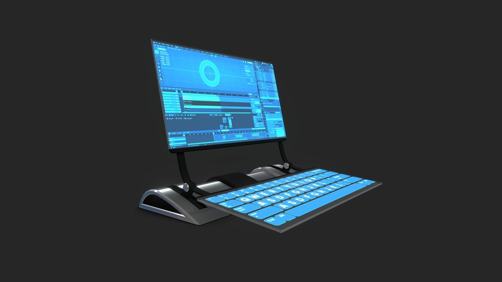Sci - fi computer game ready