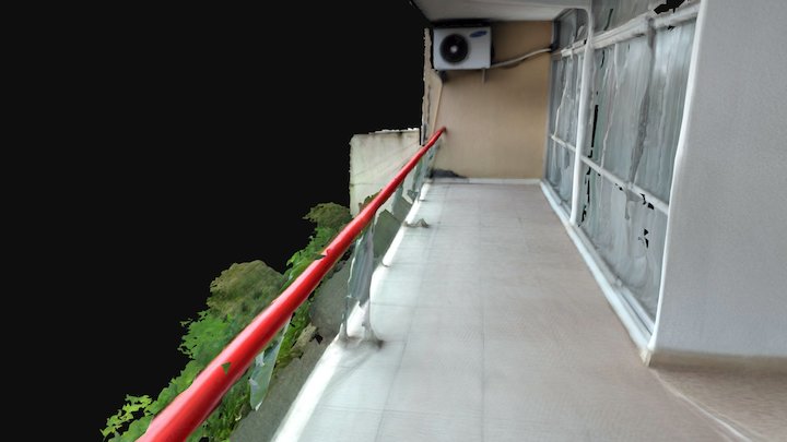 Balcony First Floor 3D Model