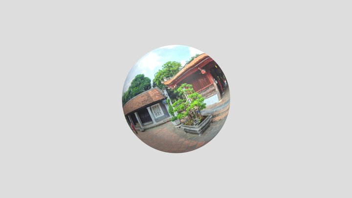 Temple of Literature: Gate of Great Success 3D Model