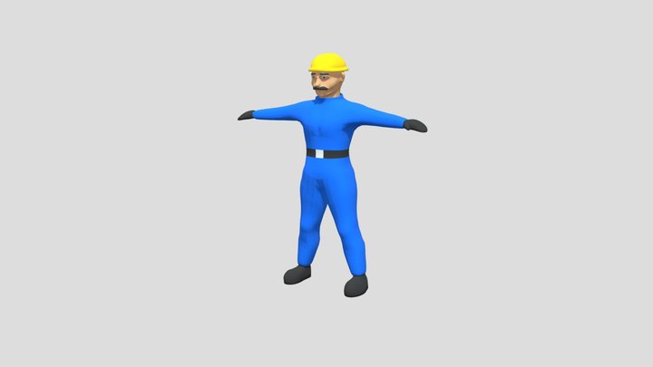 Builder_Model_rig 3D Model