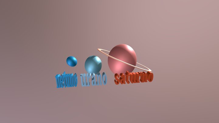 solar sistema 3D Model