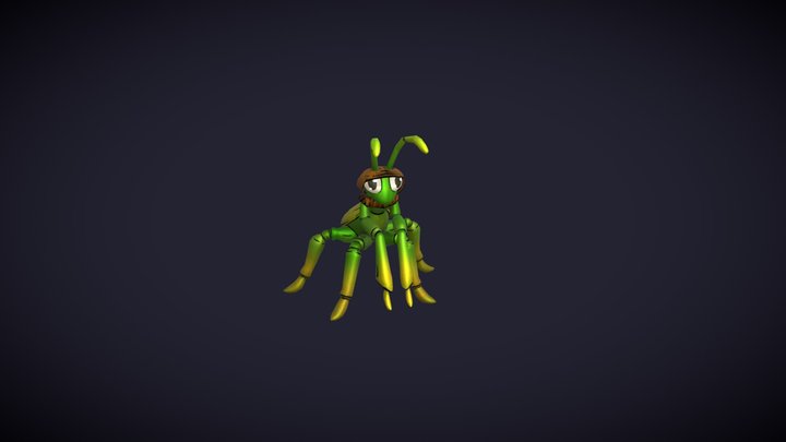 InSekten Cult Member 3D Model