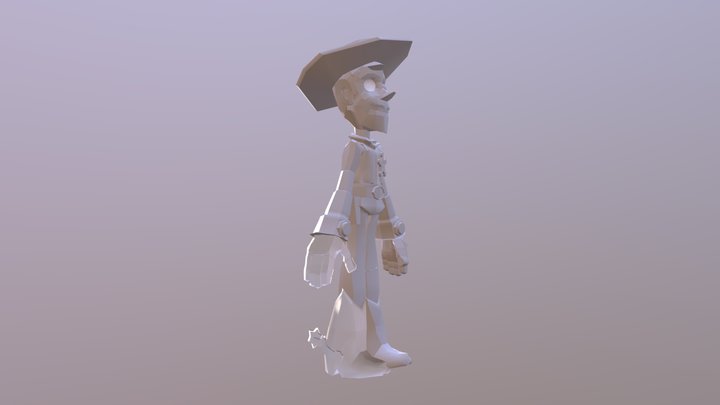 Cow Boy 3D Model