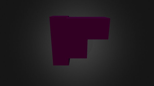 Purple Block 3D Model