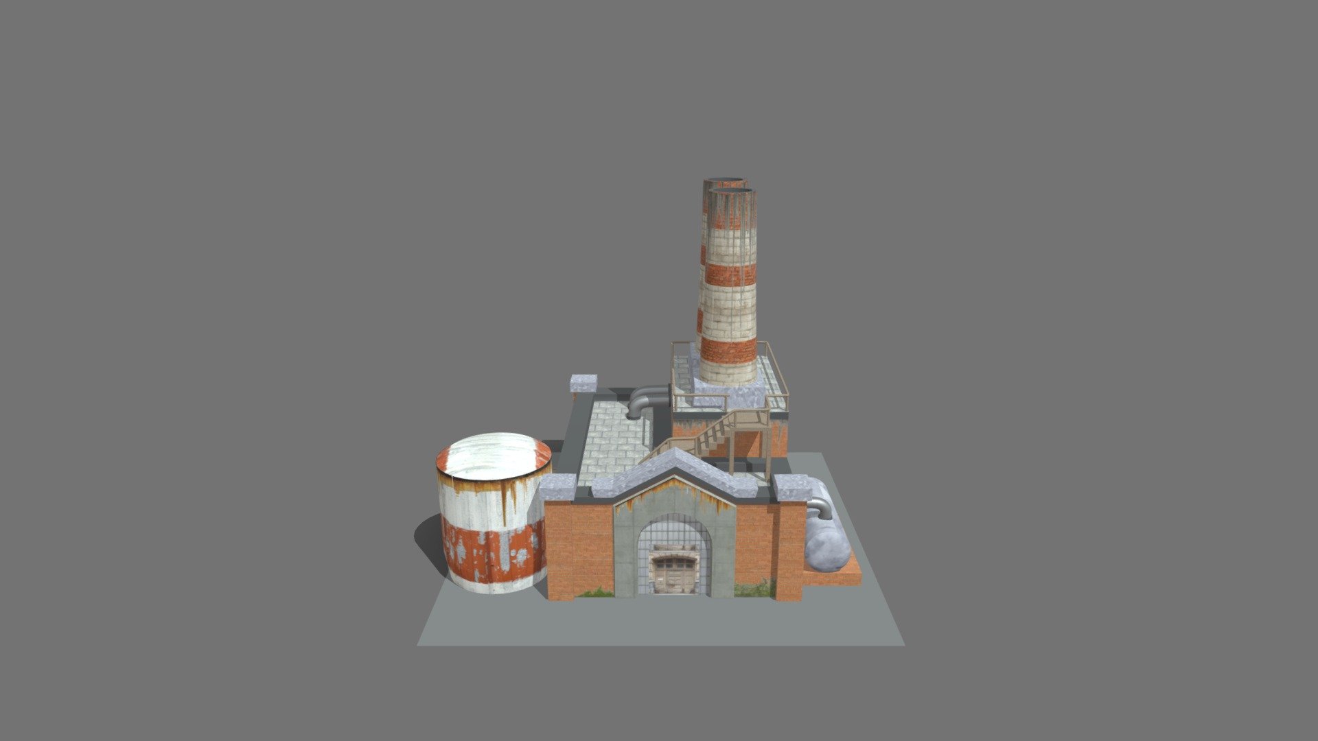9th Homework. Factory - 3D model by Yaroslav Dubovikov (@yrdoes ...
